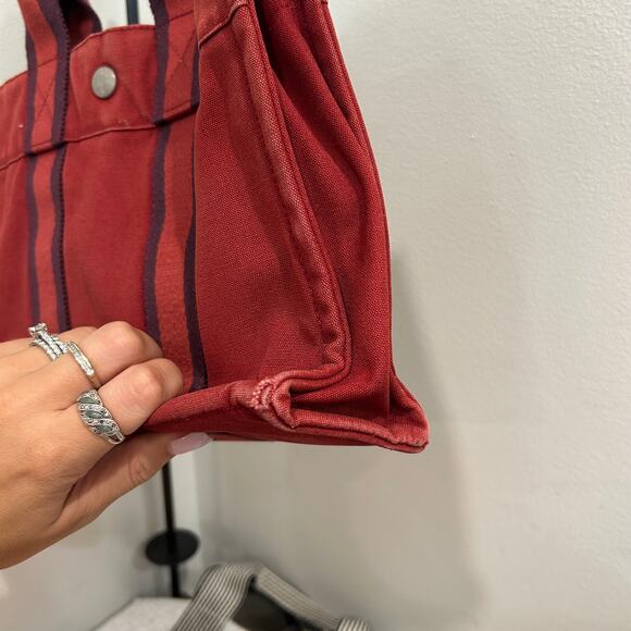 1077 HERMÈS PM Tote Red - Picture 3 of 8